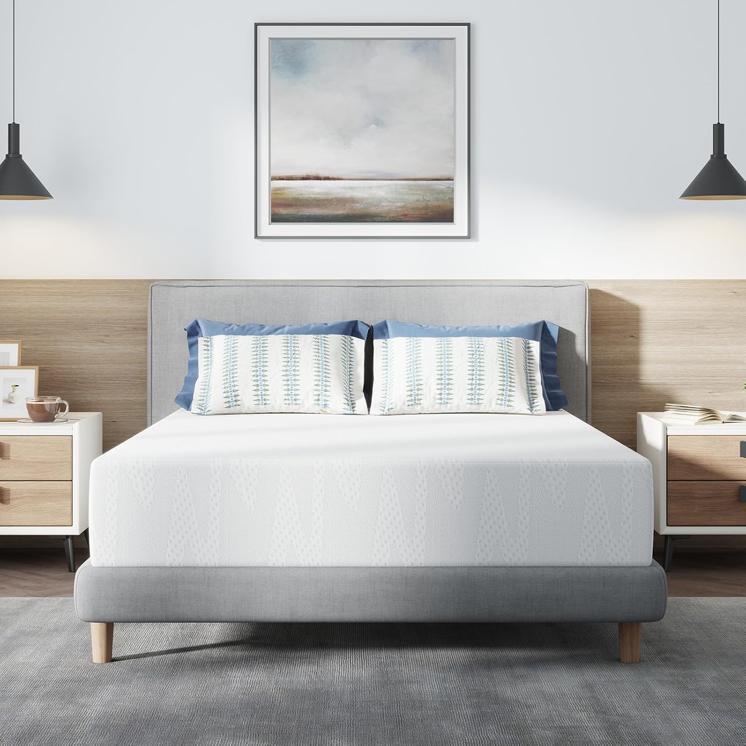 Avenco King Size Mattress, 12 Inch King Mattresses with Gel Memory Foam for Cool Night & Pressure Relief, Mattress in a Box Medium Plush Feel with Motion Isolating