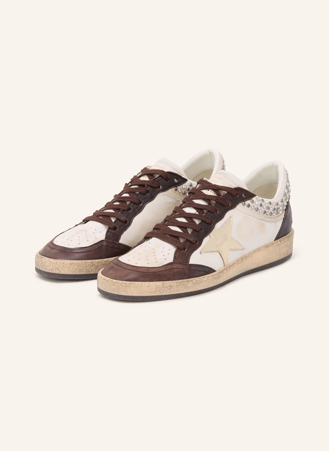 GOLDEN GOOSE Sneaker BALL STAR mit Schmuckperlen