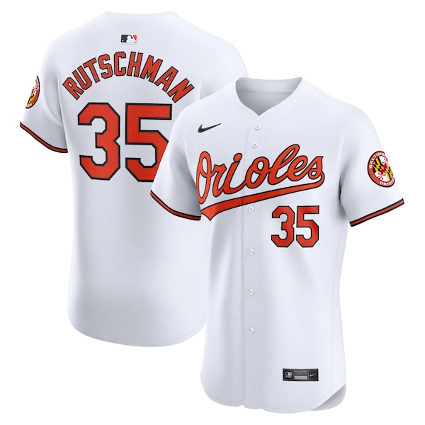 Adley Rutschman Baltimore Orioles Nike Home Elite Jersey - White