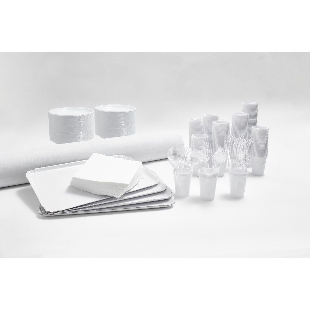 Couteau en plastique transparent x12