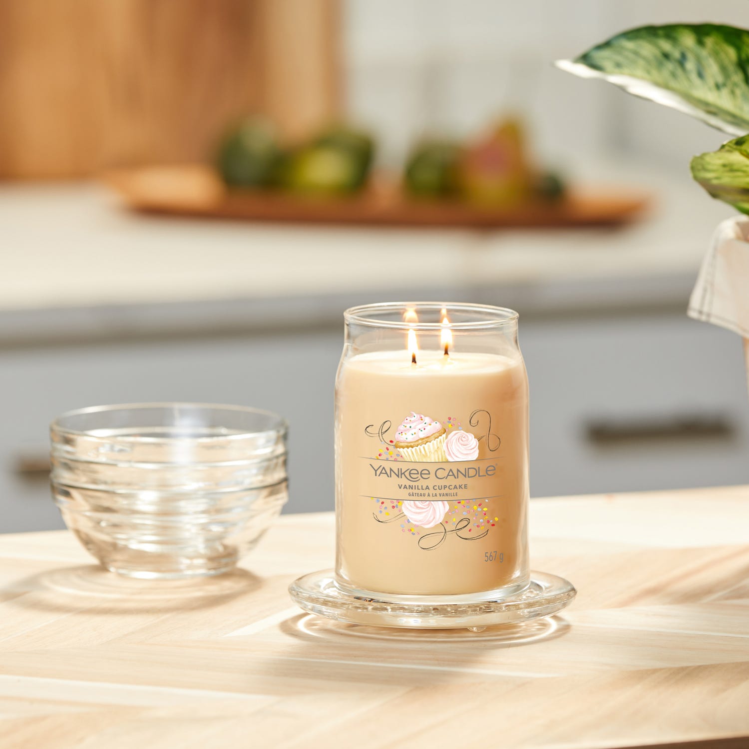 Vanilla Cupcake, candela in giara grande Yankee Candle