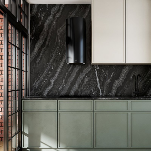 LOBELIO 39.1 BLACK Okap kuchenny