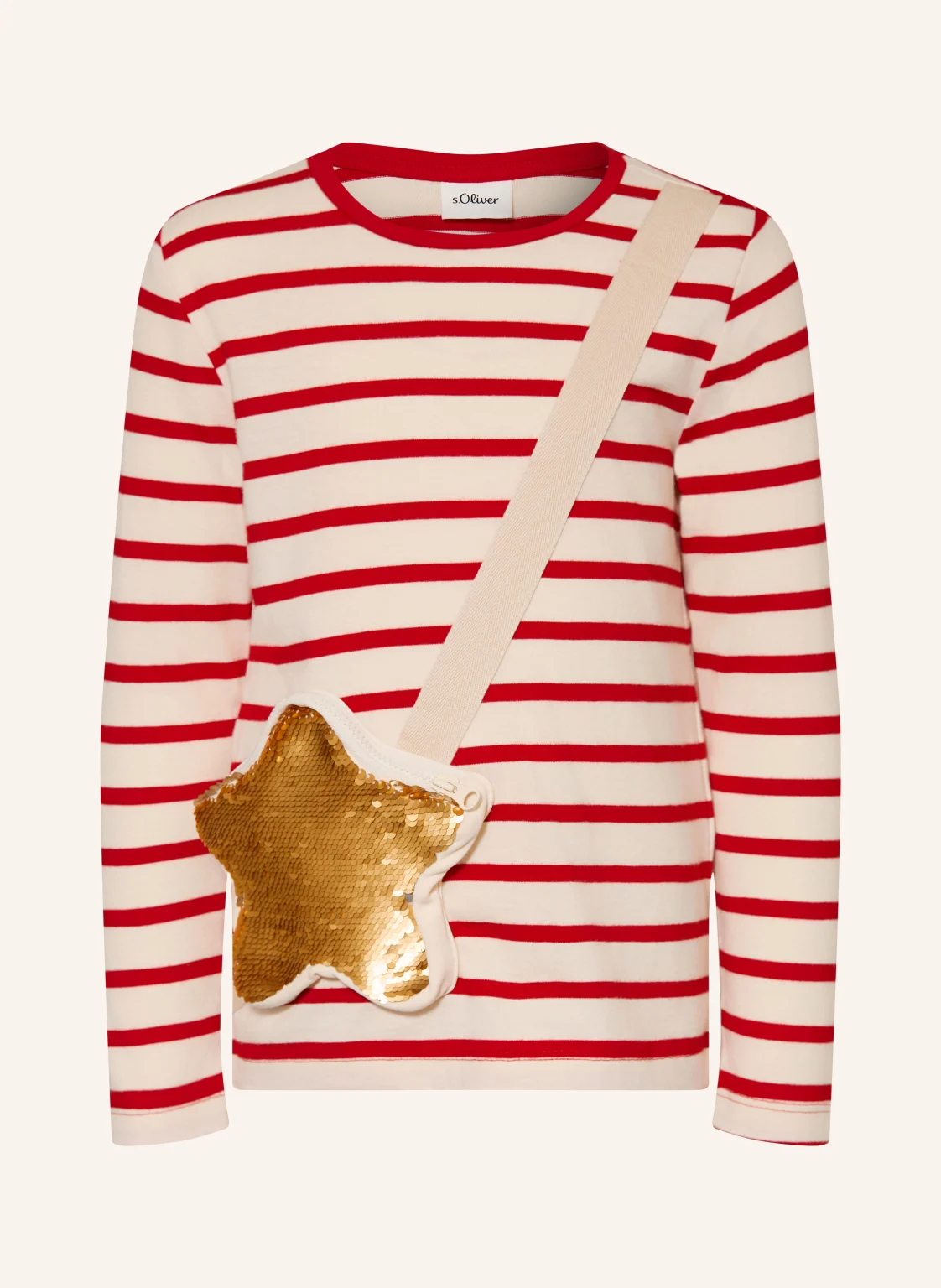 s.Oliver RED Longsleeve mit Pailletten
