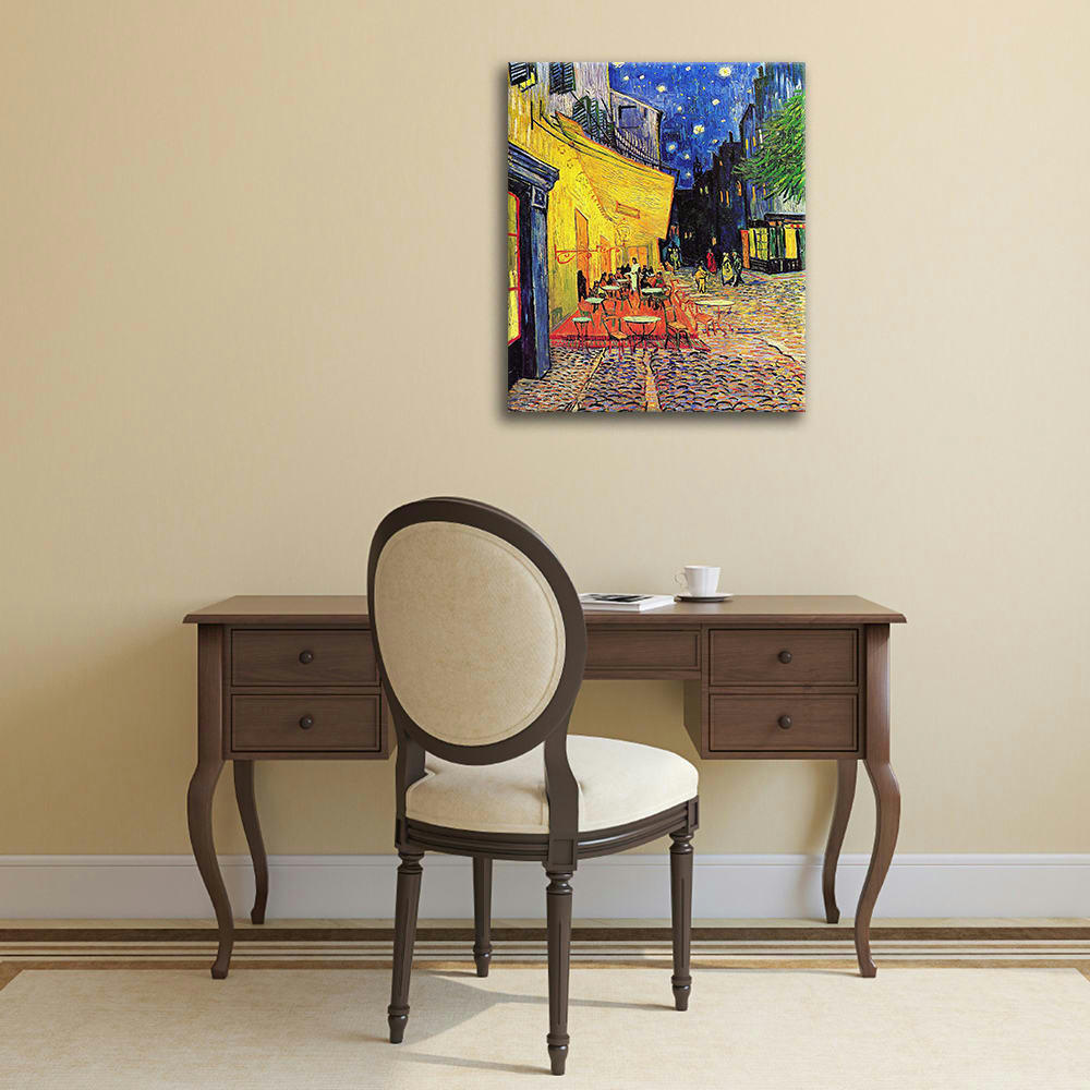 - Tableau - Terrasse Du Café le Soir Vincent Van Gogh 40x50cm