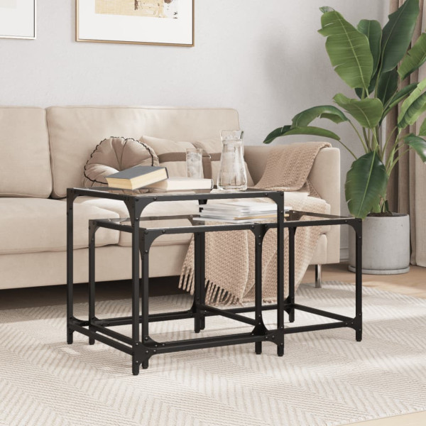 Stolik Kawowy Ława Stół Szklany 50x50x50.40x78.5x40 Do Salonu