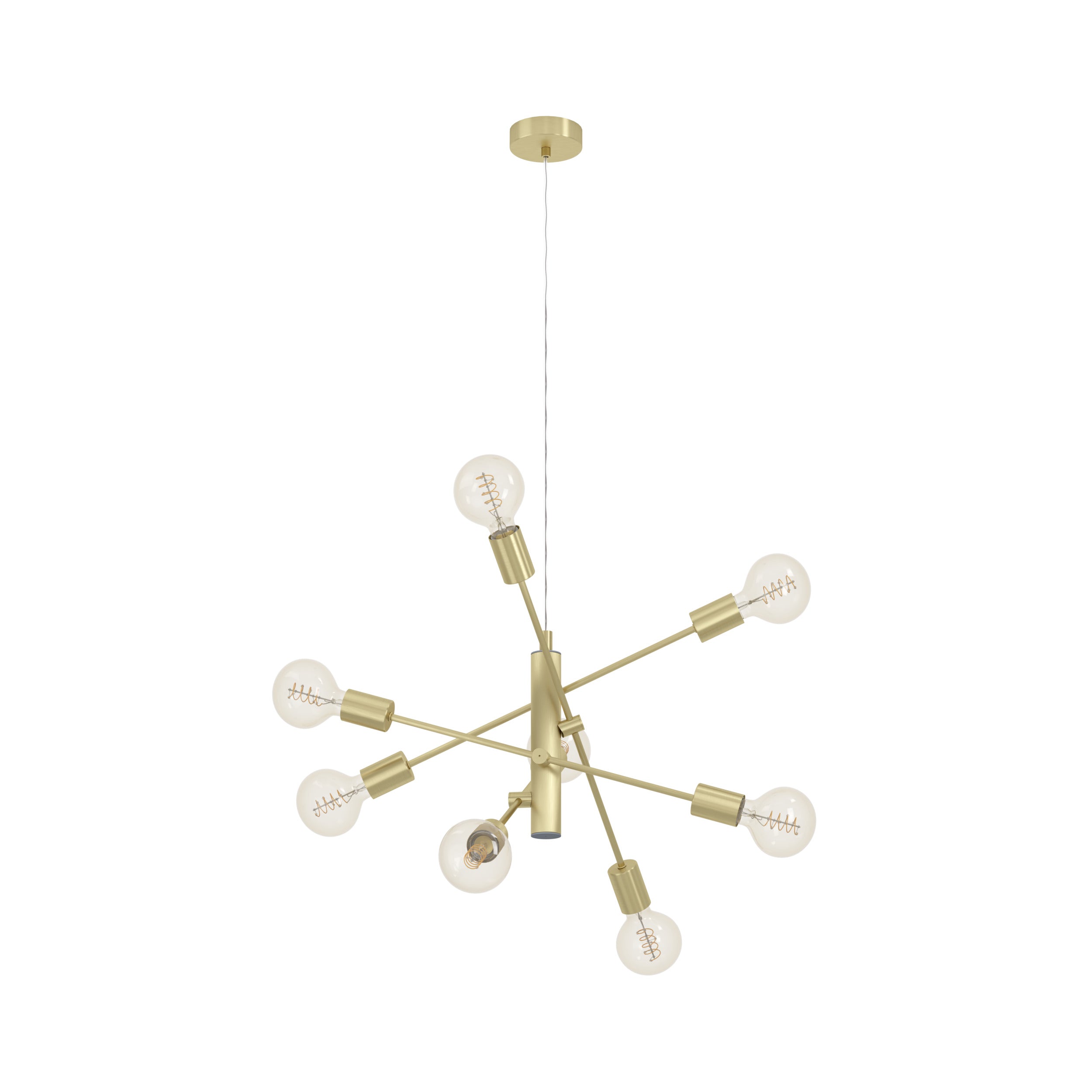 EGLO hanglamp Gradoli 1 - e27 - ø 71 cm - goud
