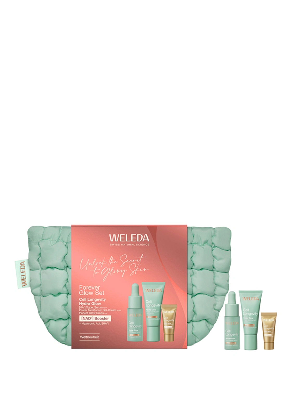 WELEDA CELL LONGEVITY HYDRA GLOW KENNENLERN-SET