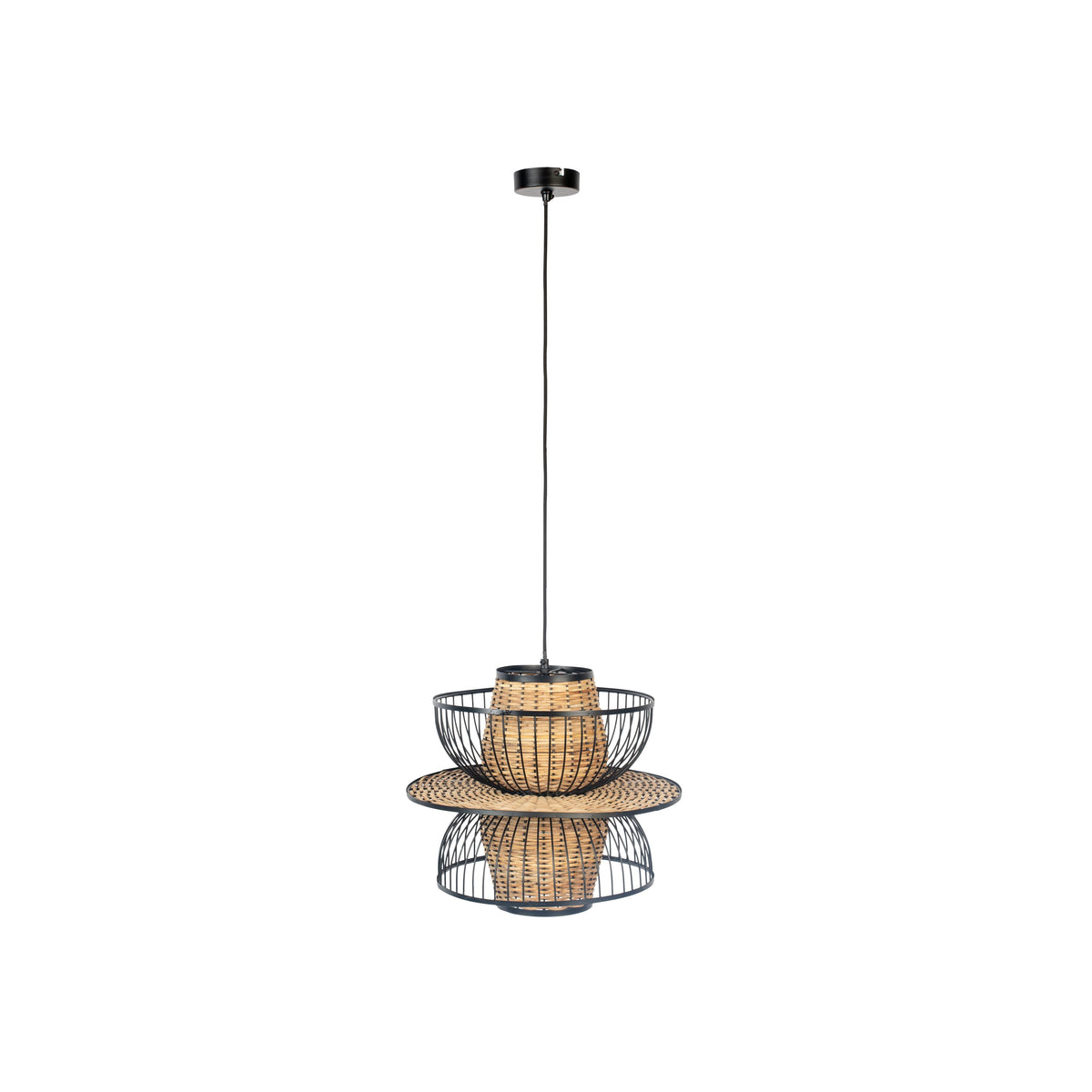 Housecraft Living Carmen Hanglamp L - Zwart