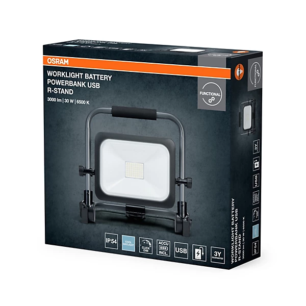 OSRAM Projecteur de travail LED VAL BAT POCKET,30W,3000lm