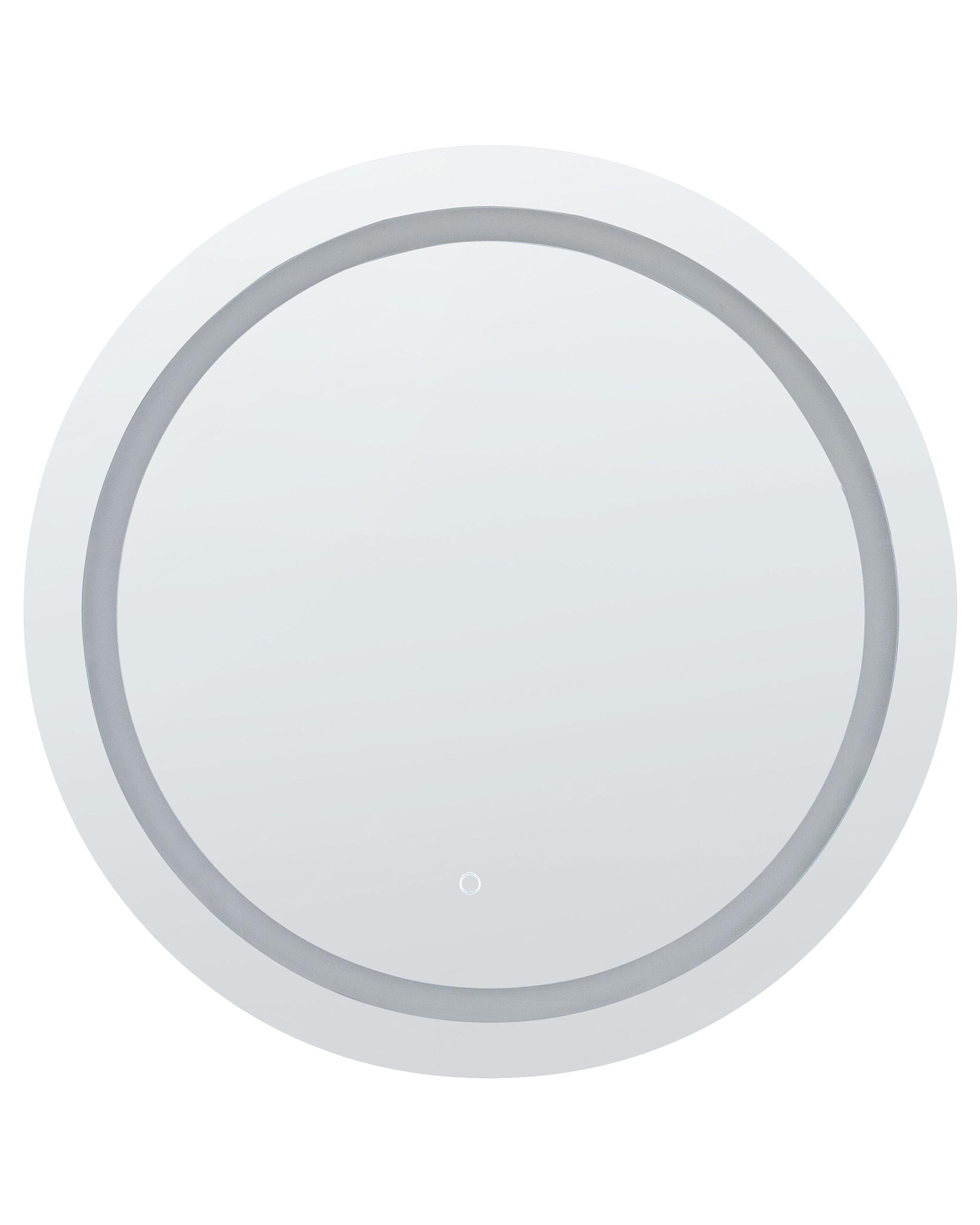 LED Bathroom Mirror COURSEULLES 79 cm 79 cm Silver