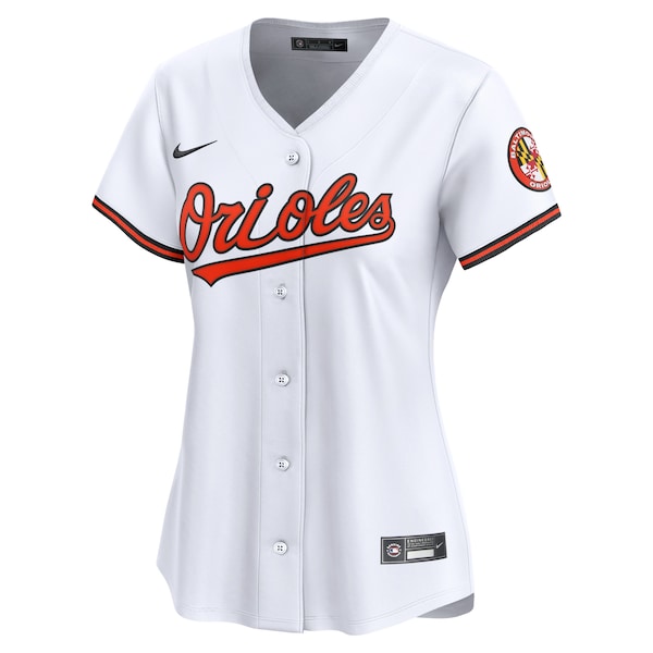 Baltimore Orioles Nike Women's 2024 Jackie Robinson Day Home Limited Jersey – White