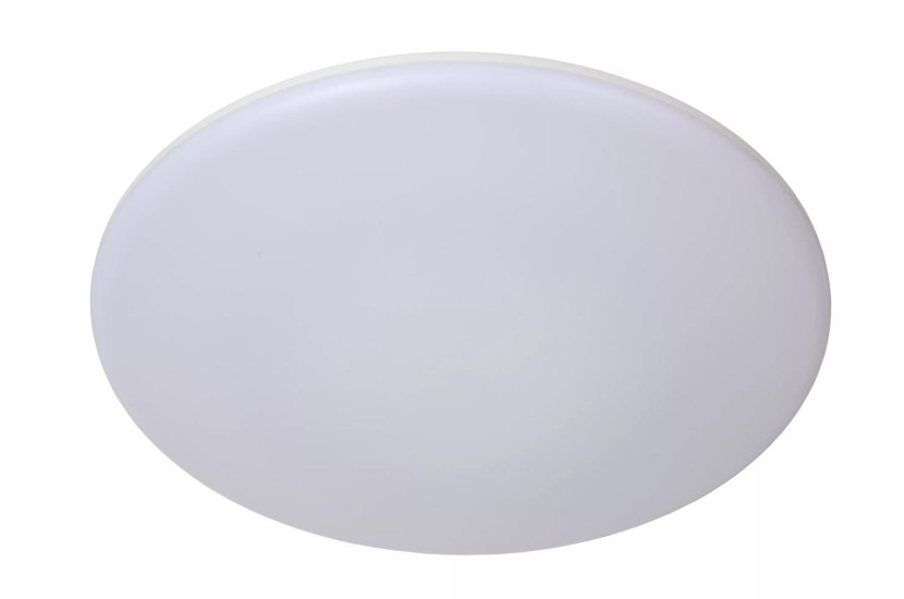 Plafon OLSONokrągły biały opal LED 1x36W 35cm 2500lm IP44 Lucide