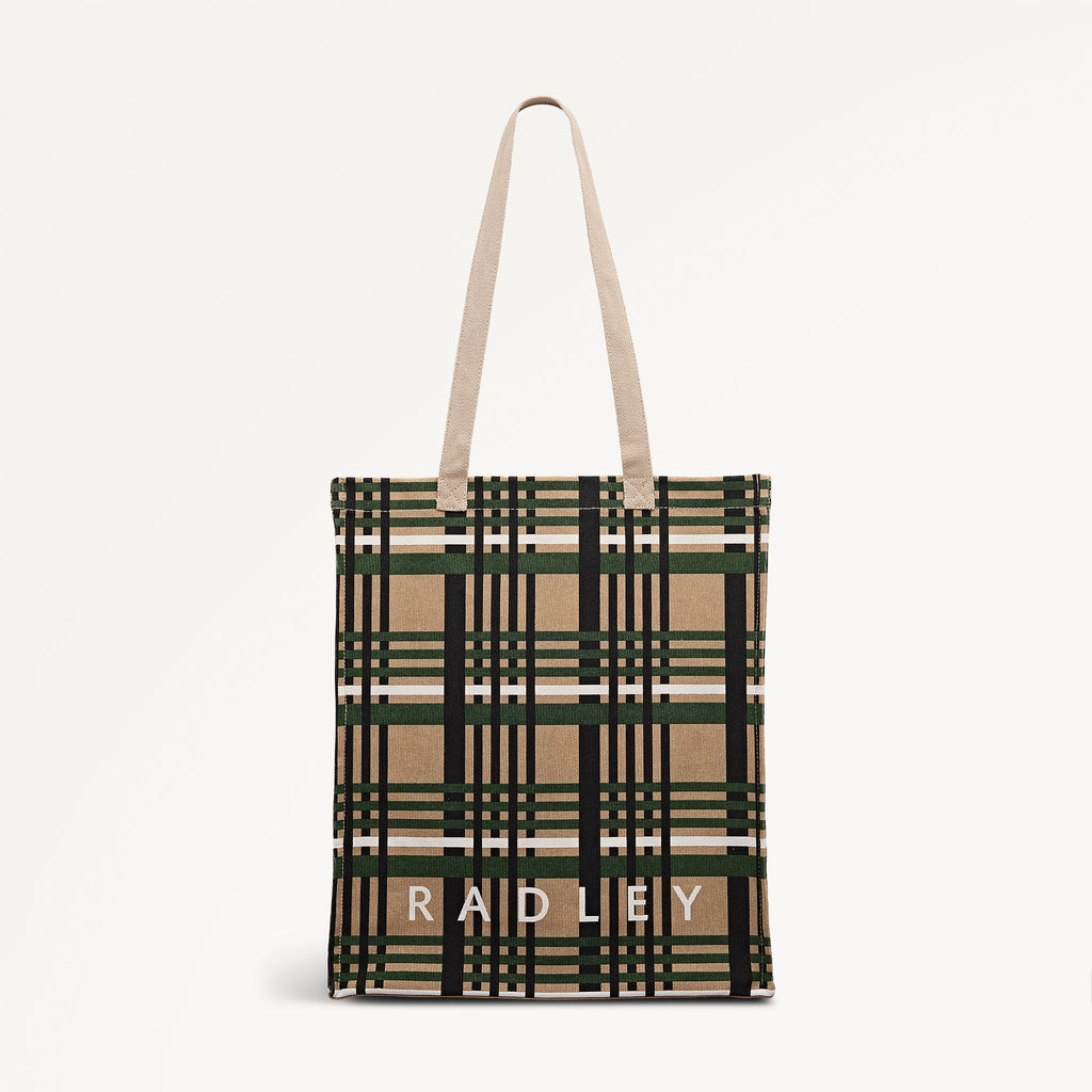 Check - Medium Open Top Tote