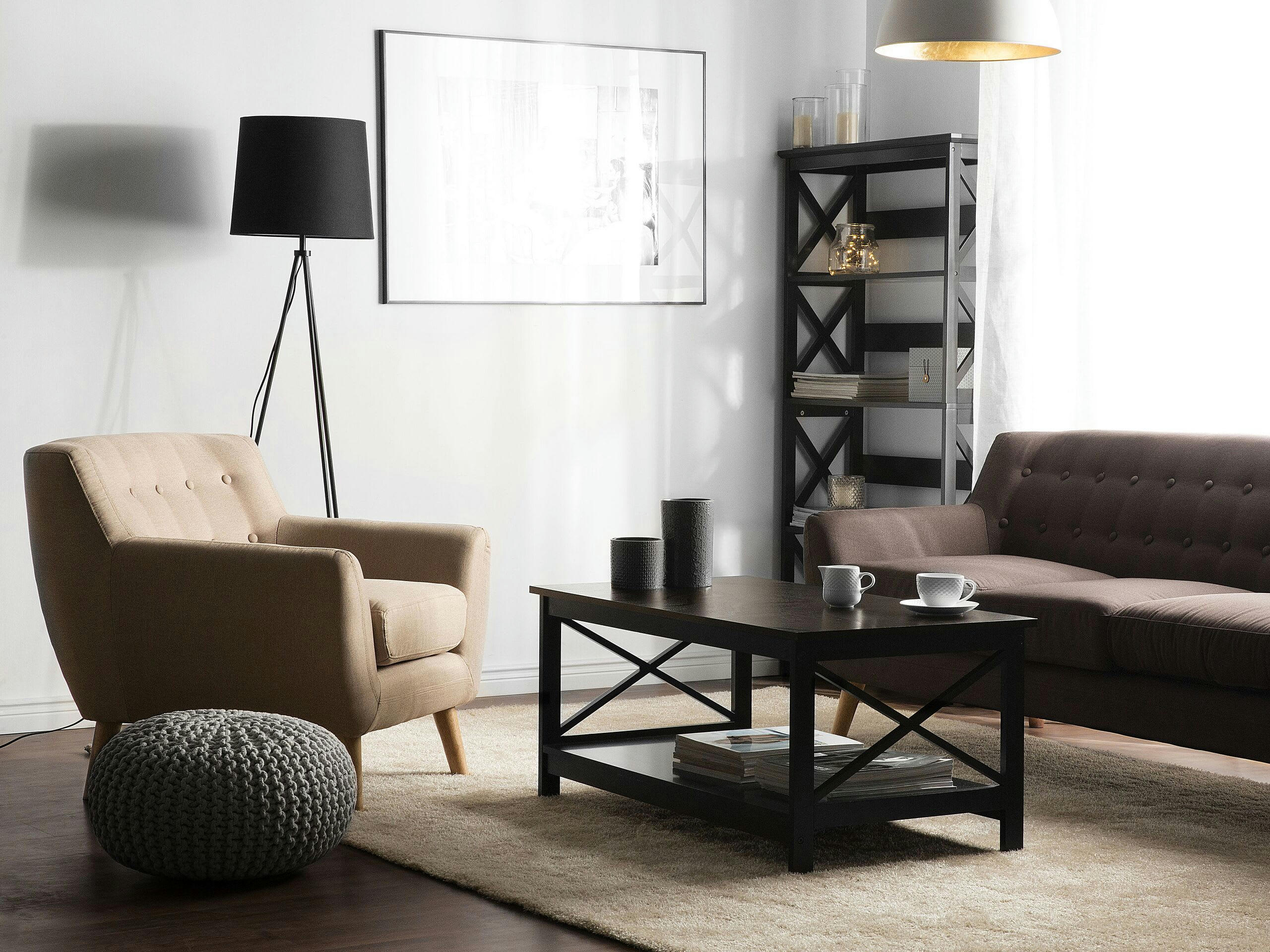 FOSTER - Table basse noire