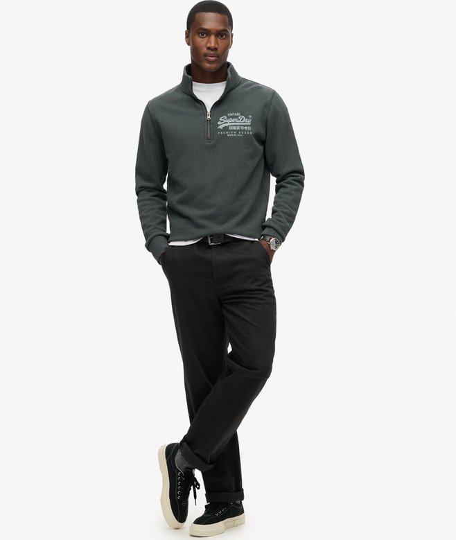Classic Graphic Half Zip