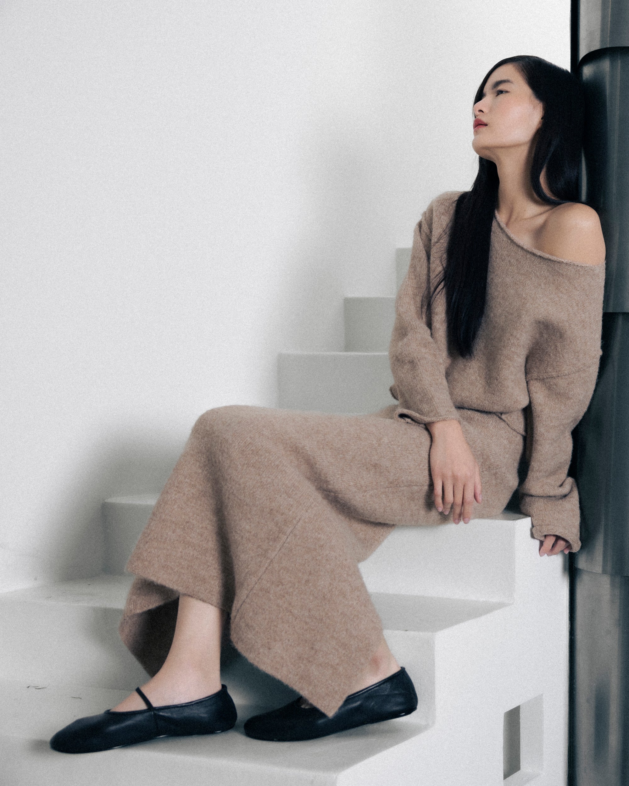Pull large taupe Tamino