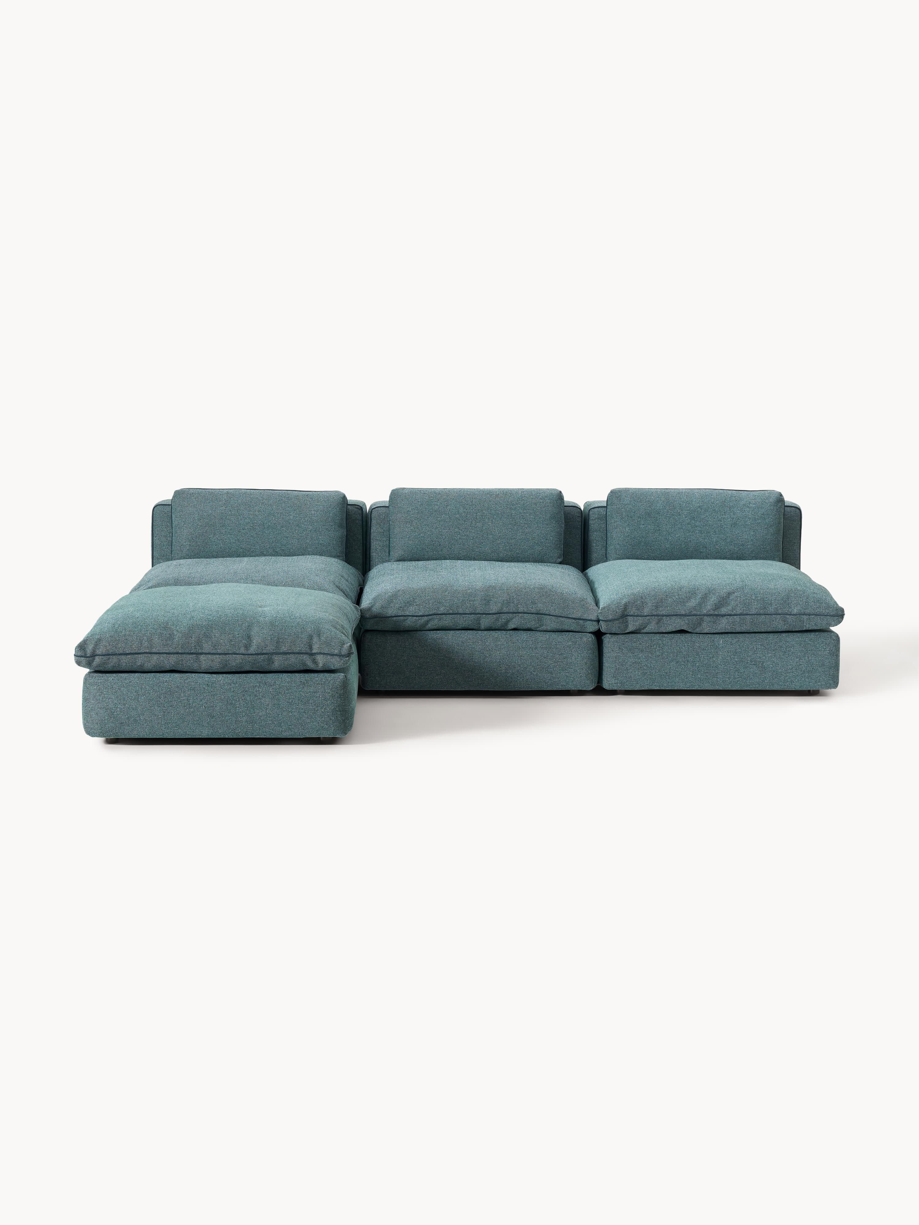 Modulares XL-Sofa Felix mit Hocker (links/rechts)