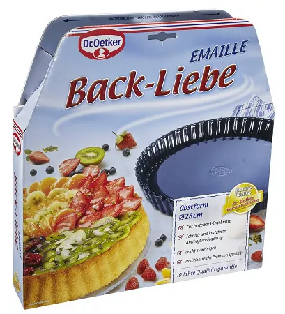 Forma okrągła / do tarty 28 cm Dr.Oetker - Back-Liebe Emaille 11.2370