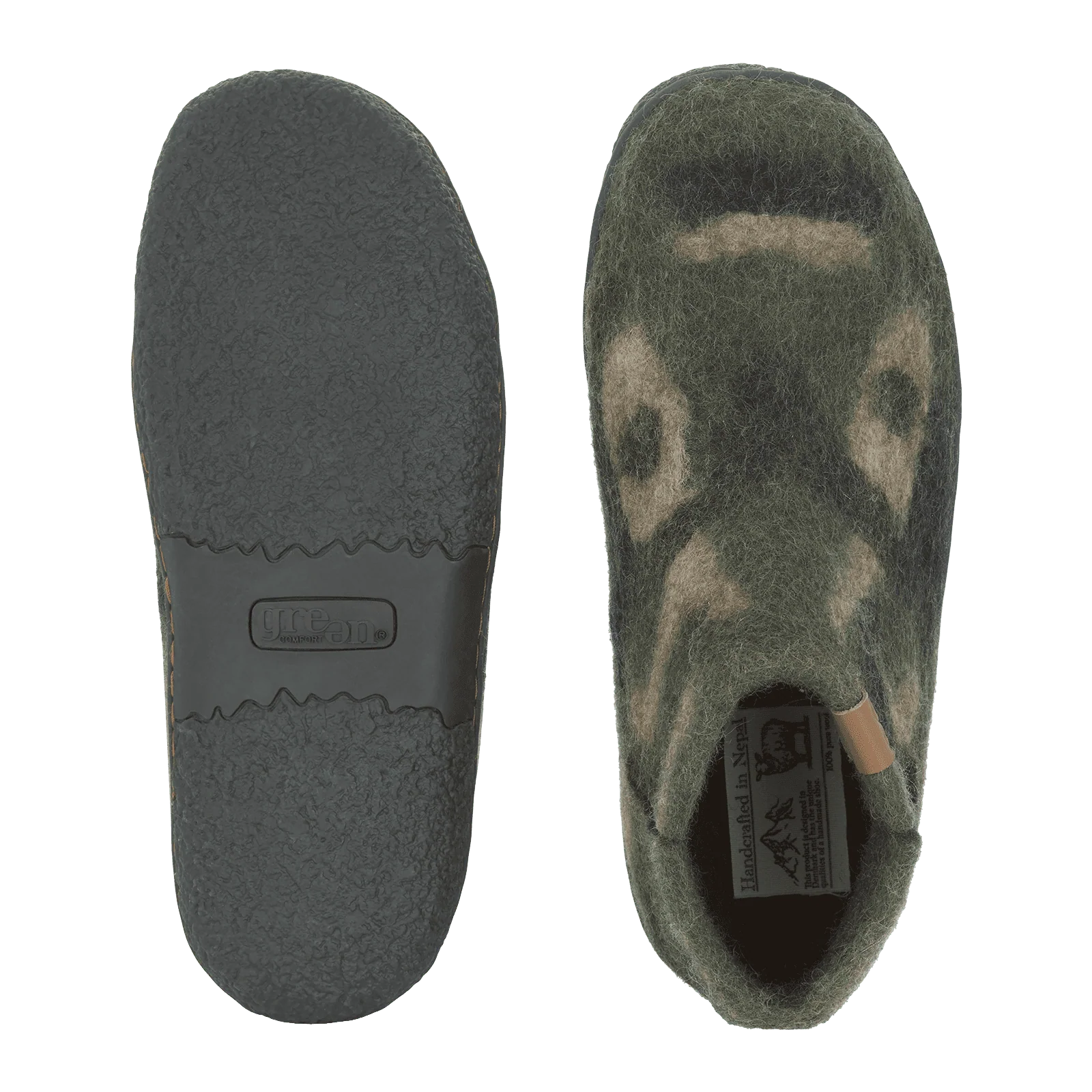 WOOL NEPAL - MIX OLIVE