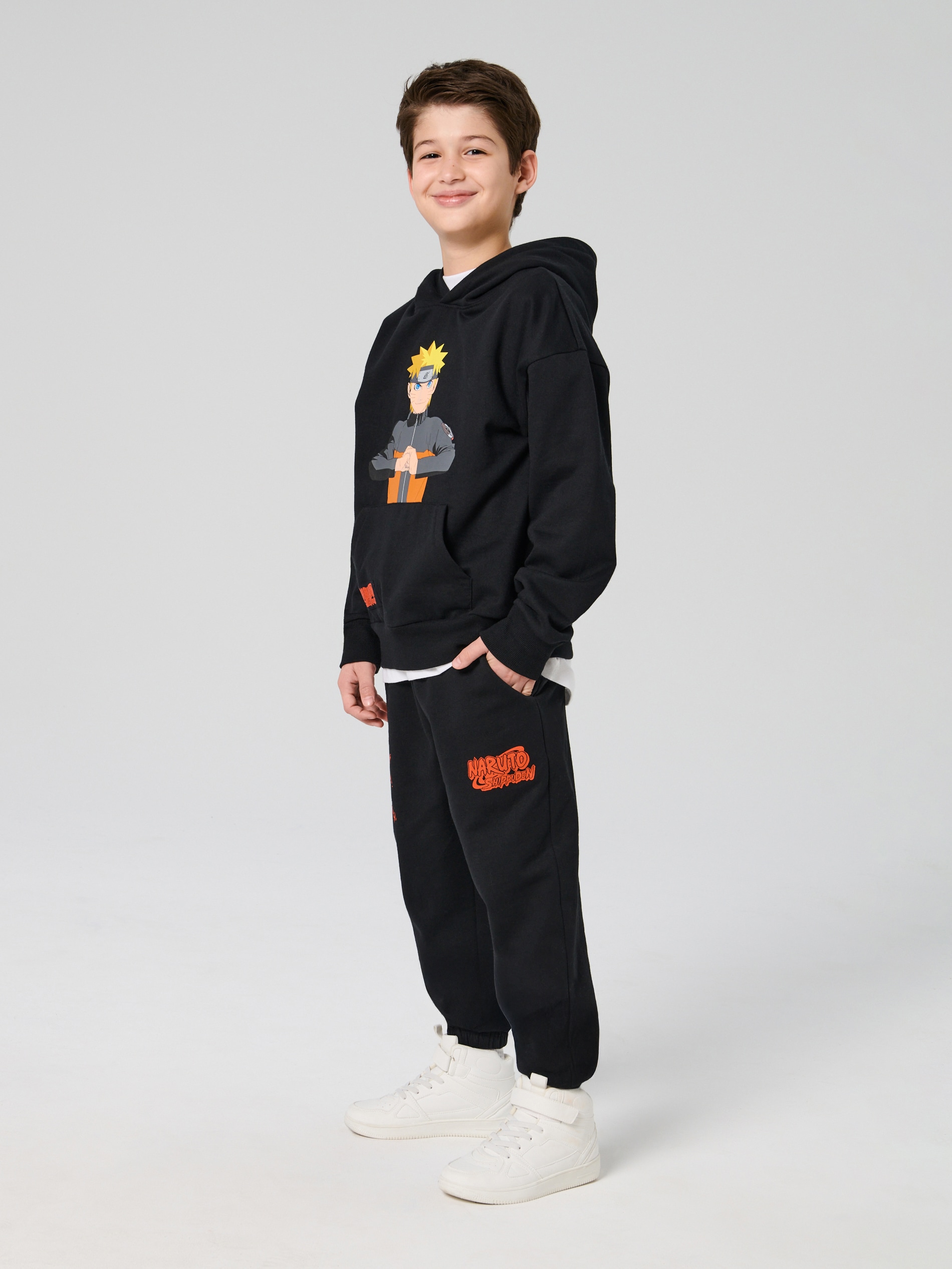 Bluza hoodie z nadrukiem Naruto