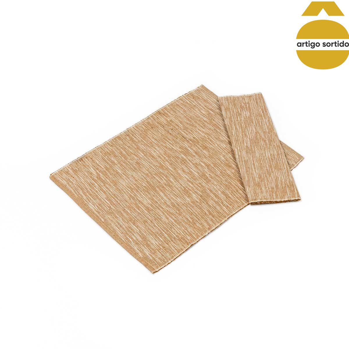 Conjunto de 2 individuais de mesa DOLCE RIVIERA em algodão