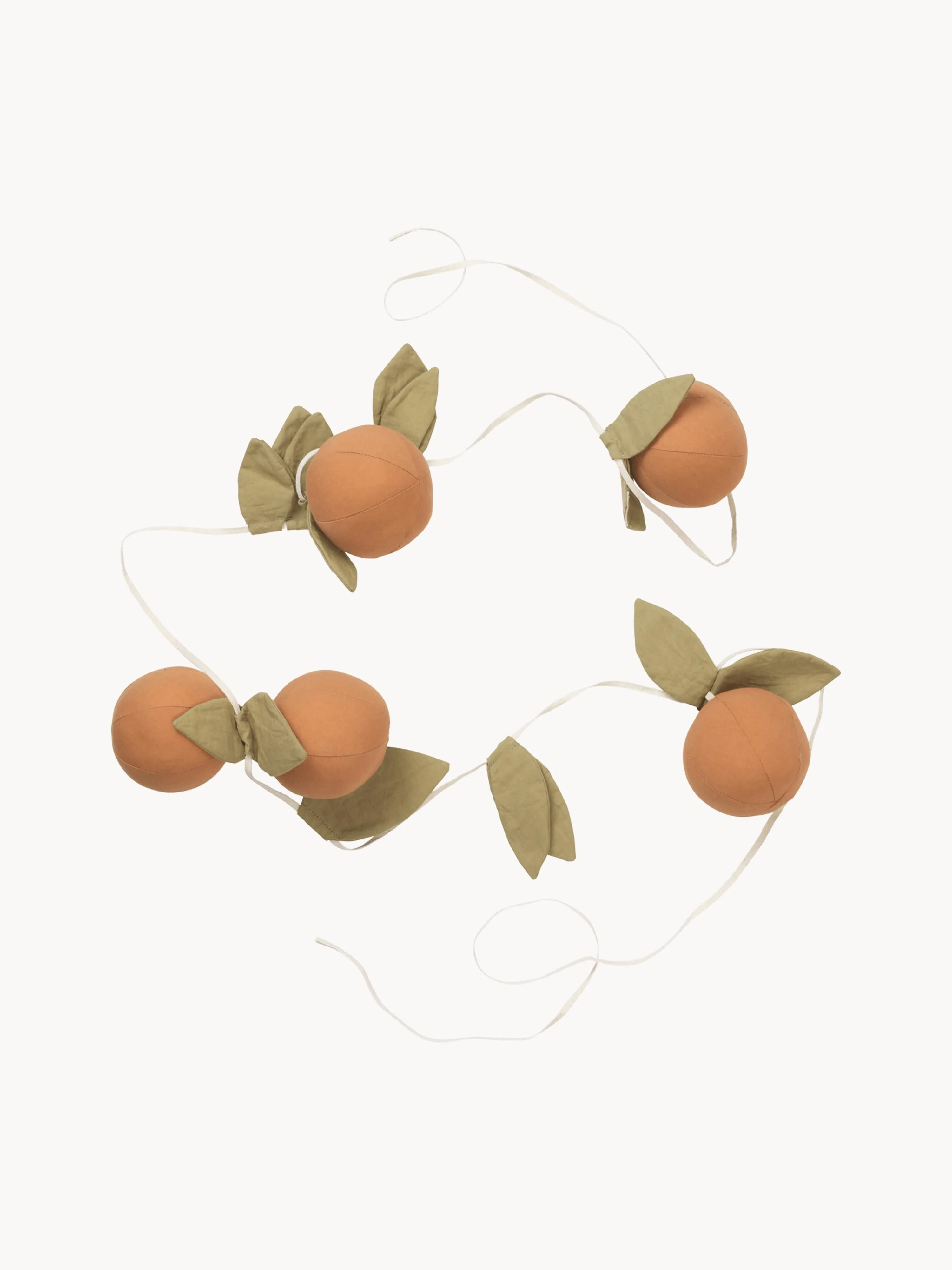 Girlande Oranges aus Baumwolle