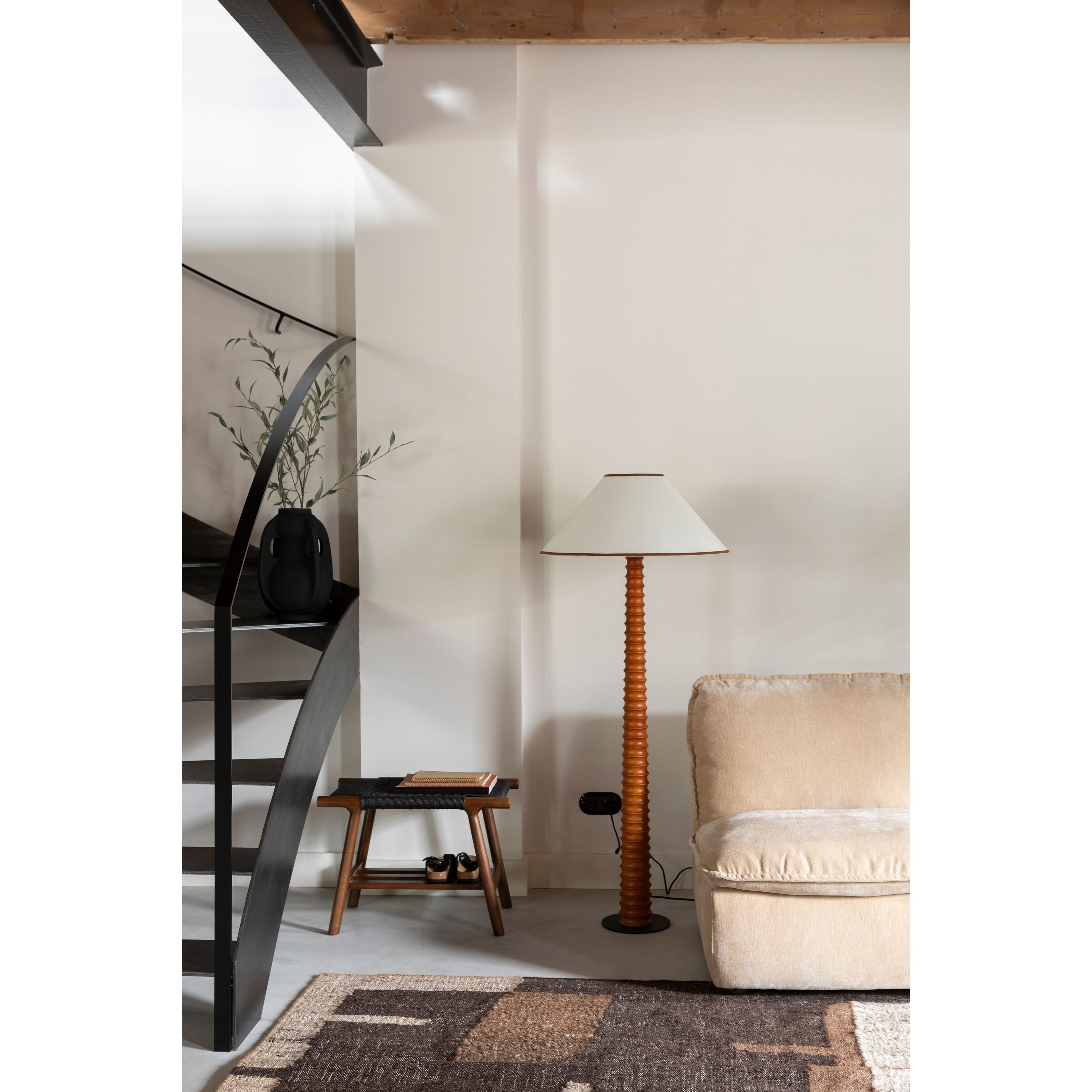 Dutchbone Horace Vloerlamp - Bruin