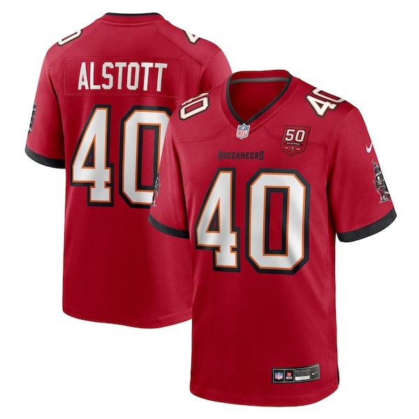 Mike Alstott Tampa Bay Buccaneers Nike 50th Season Team Game Jersey - Red/Creamsicle