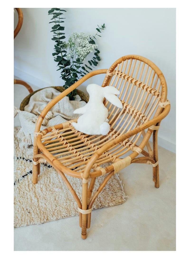 JUNE - Fauteuil enfant rotin