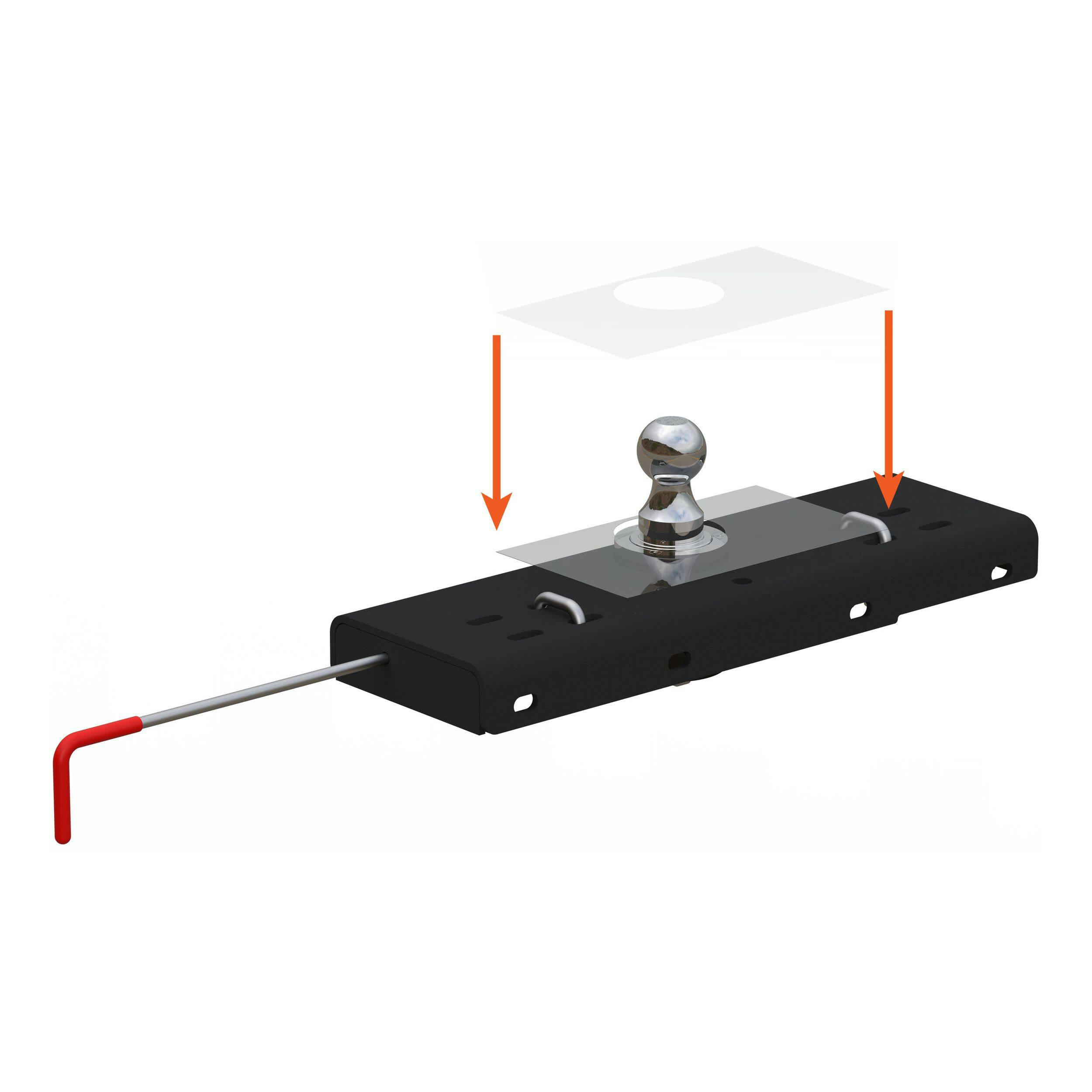 CURT Gooseneck Hitch Isolator Film for Aluminum Truck Beds