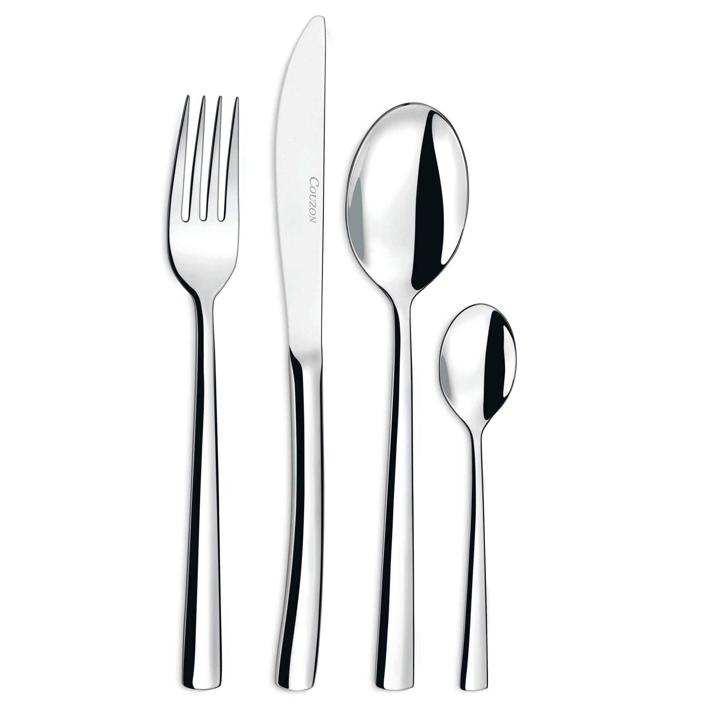 ZEST - Ménagère 24 couverts en Acier Inoxydable