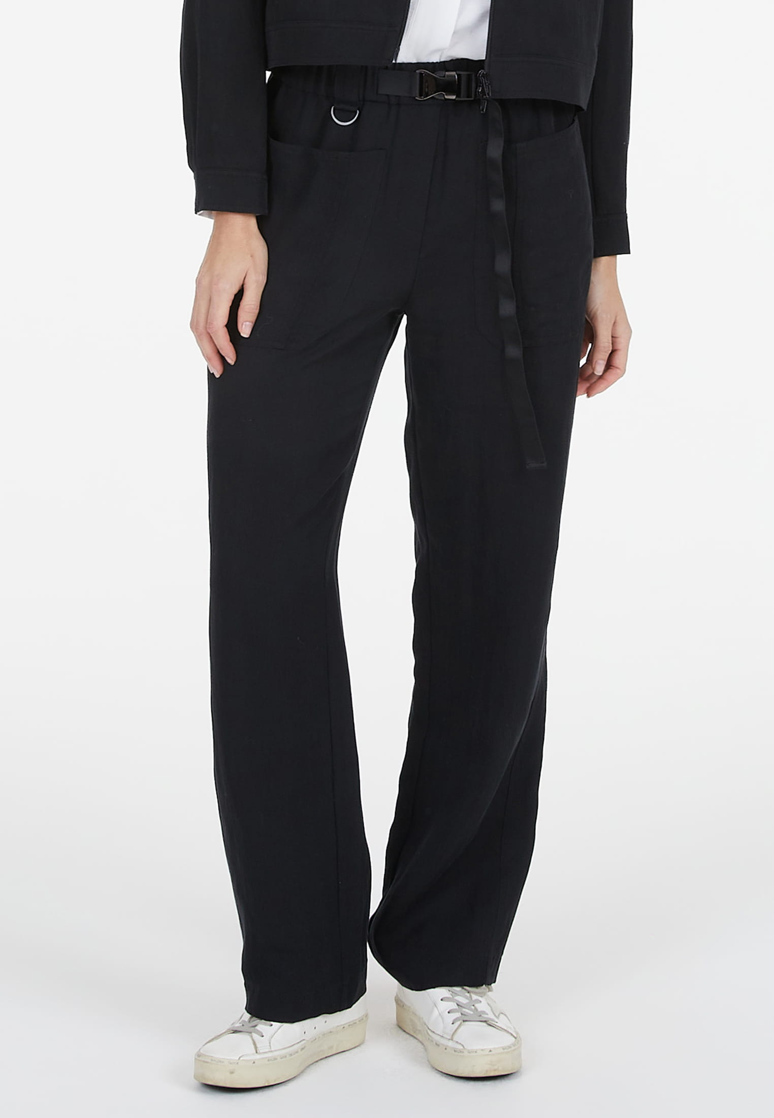 Hose aus Tencel-Twill