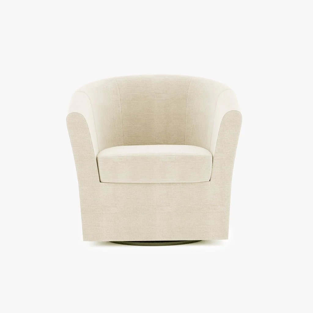 Cadeirão rotativo bege DUPARC