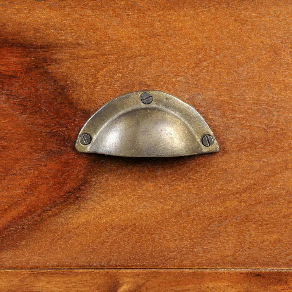 Luberon - Billot cuisine en manguier massif et ardoise L 95 cm