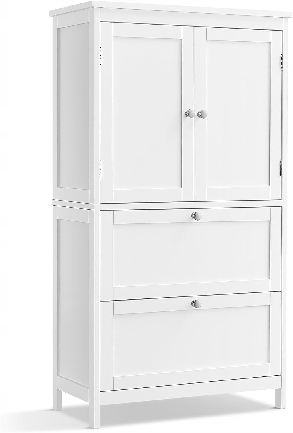 Szafka łazienkowa 30x60x110 cm 2 szuflady ZAMYKANA BBC551P31