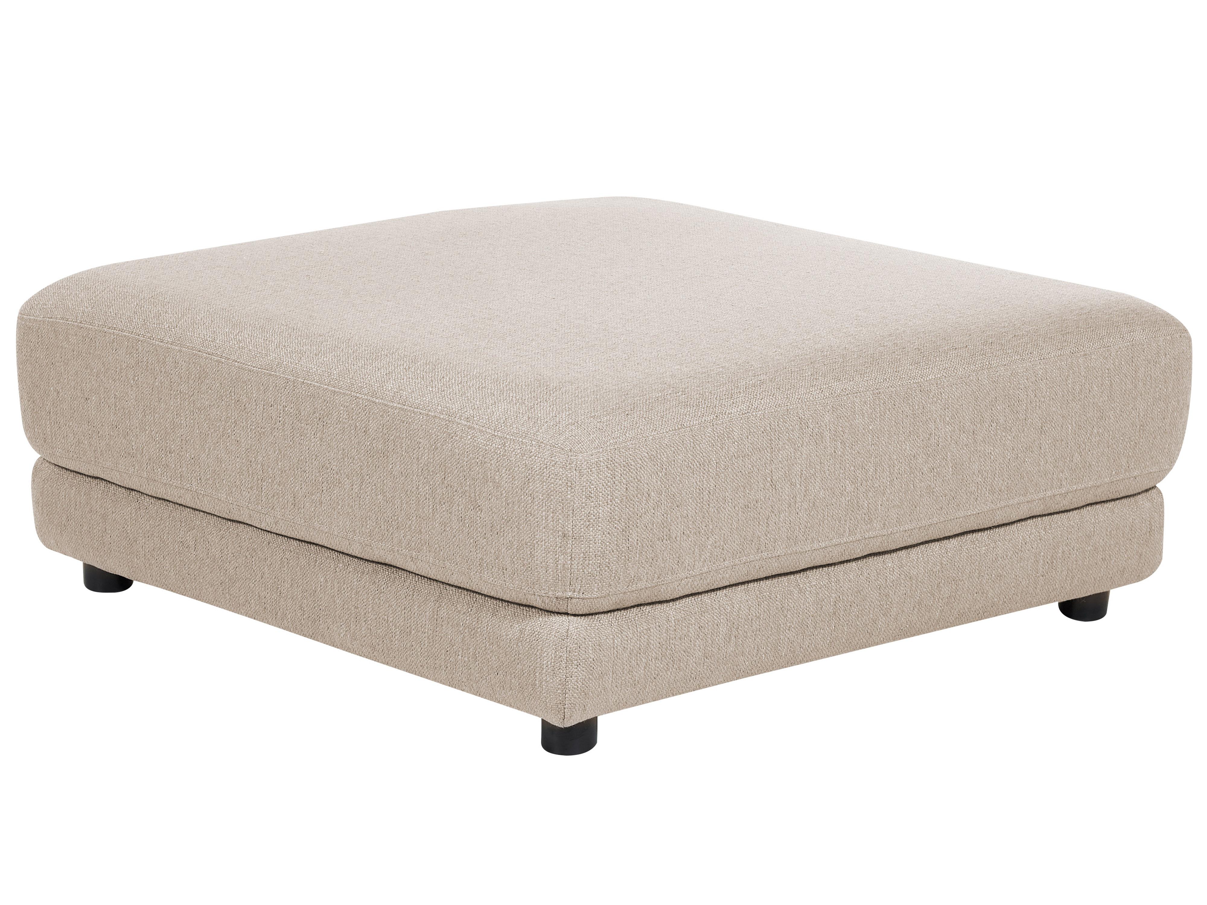 Ottoman SIGTUNA Fabric Beige