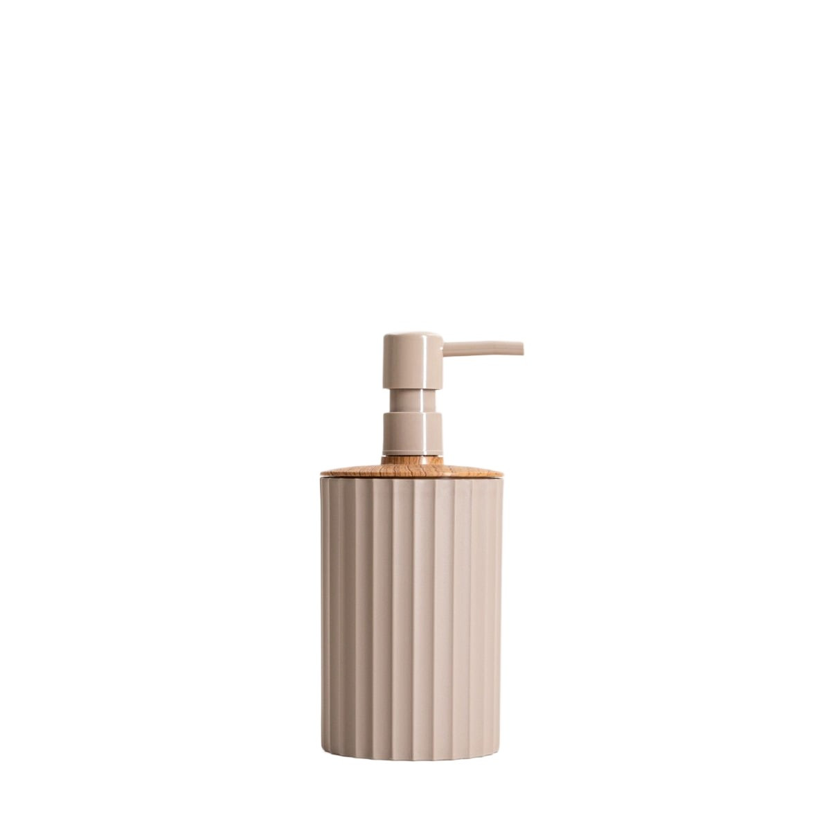 Dozownik COLOSEUM taupe 7,8x7,8x18,5 cm HOMLA