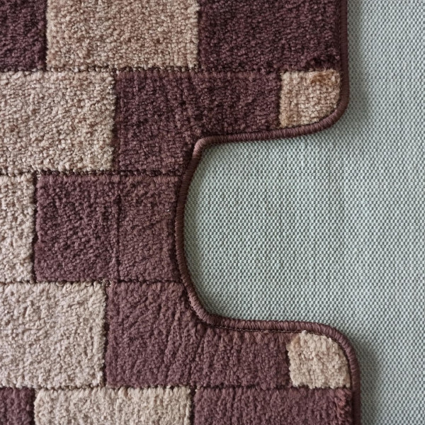 Komplet łazienkowy montana z wycięciem bornova xl brown komplet