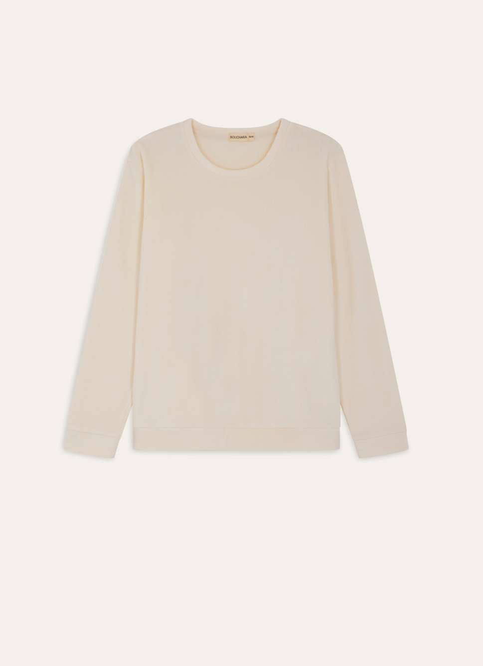 SWEAT POLAIRE CANDY ECRU