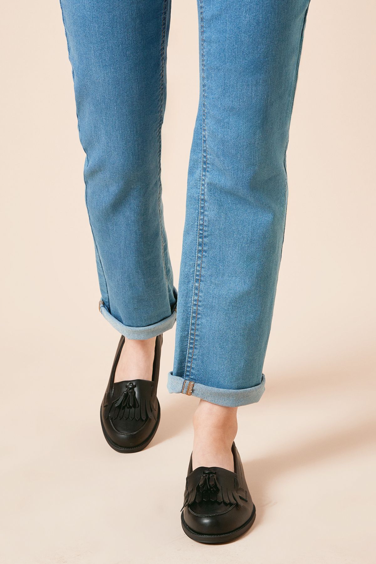 Dorothy Perkins Wide Fit Leigh Fringe Loafers