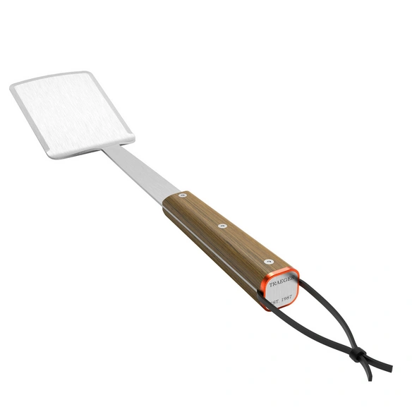 Grillwender, Länge: 43,2 cm, Edelstahl/Teakholz