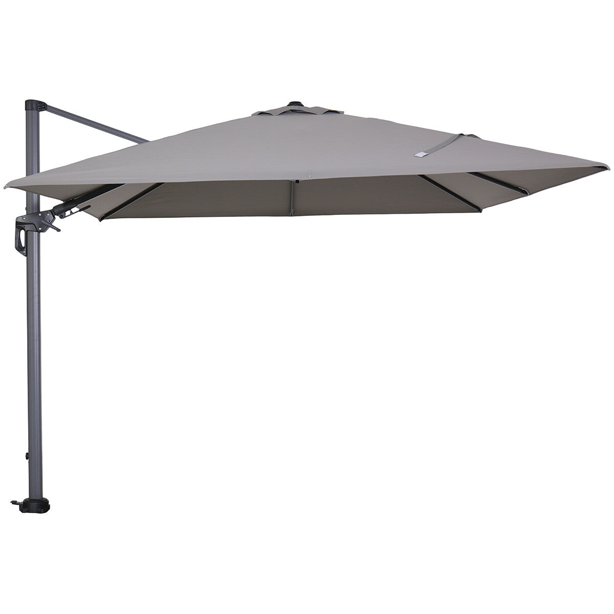 Garden Impressions zweefparasol Hawaii licht grijs doek - 300x300 cm