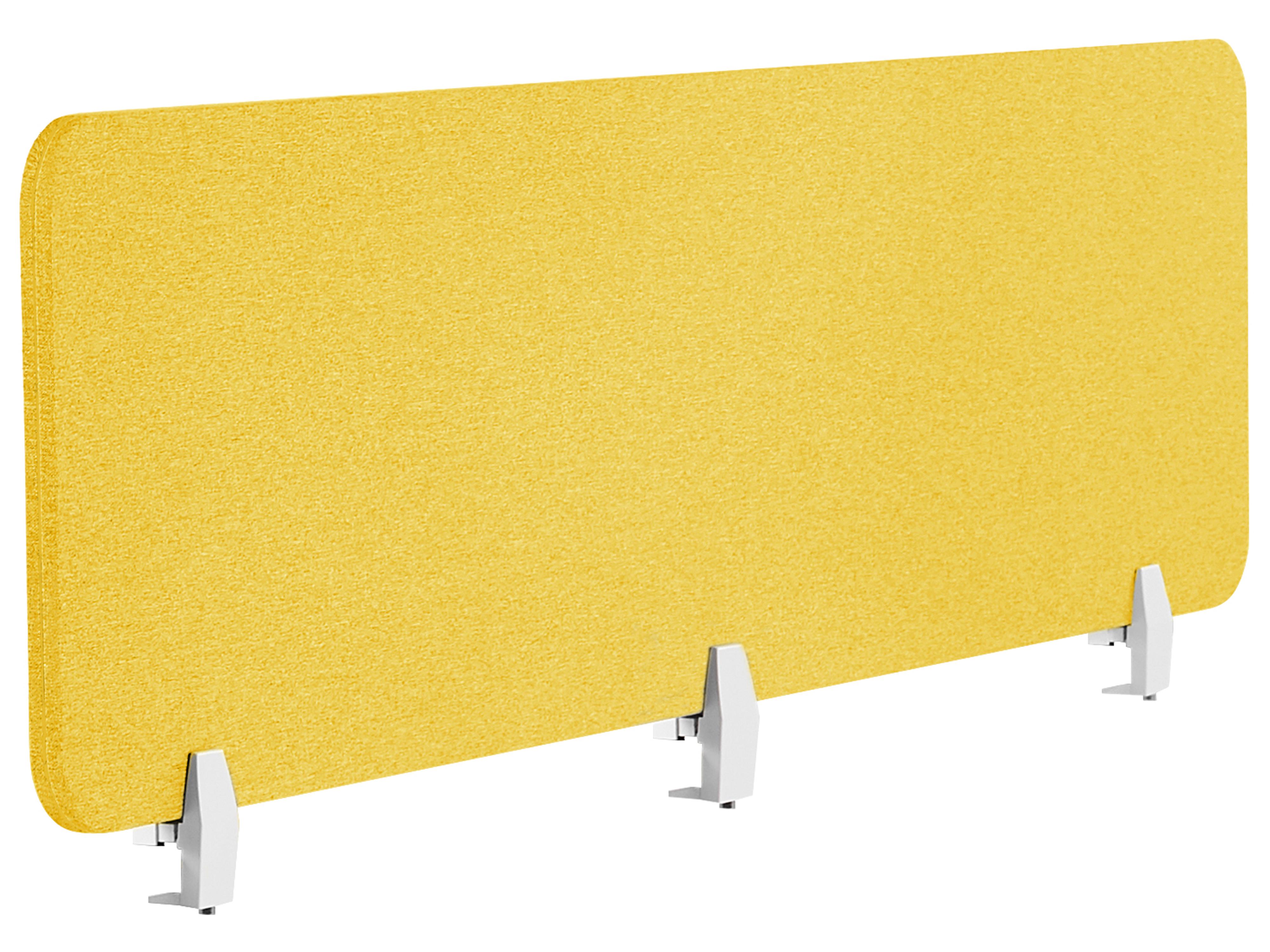 Desk Screen WALLY 160 x 40 cm Yellow