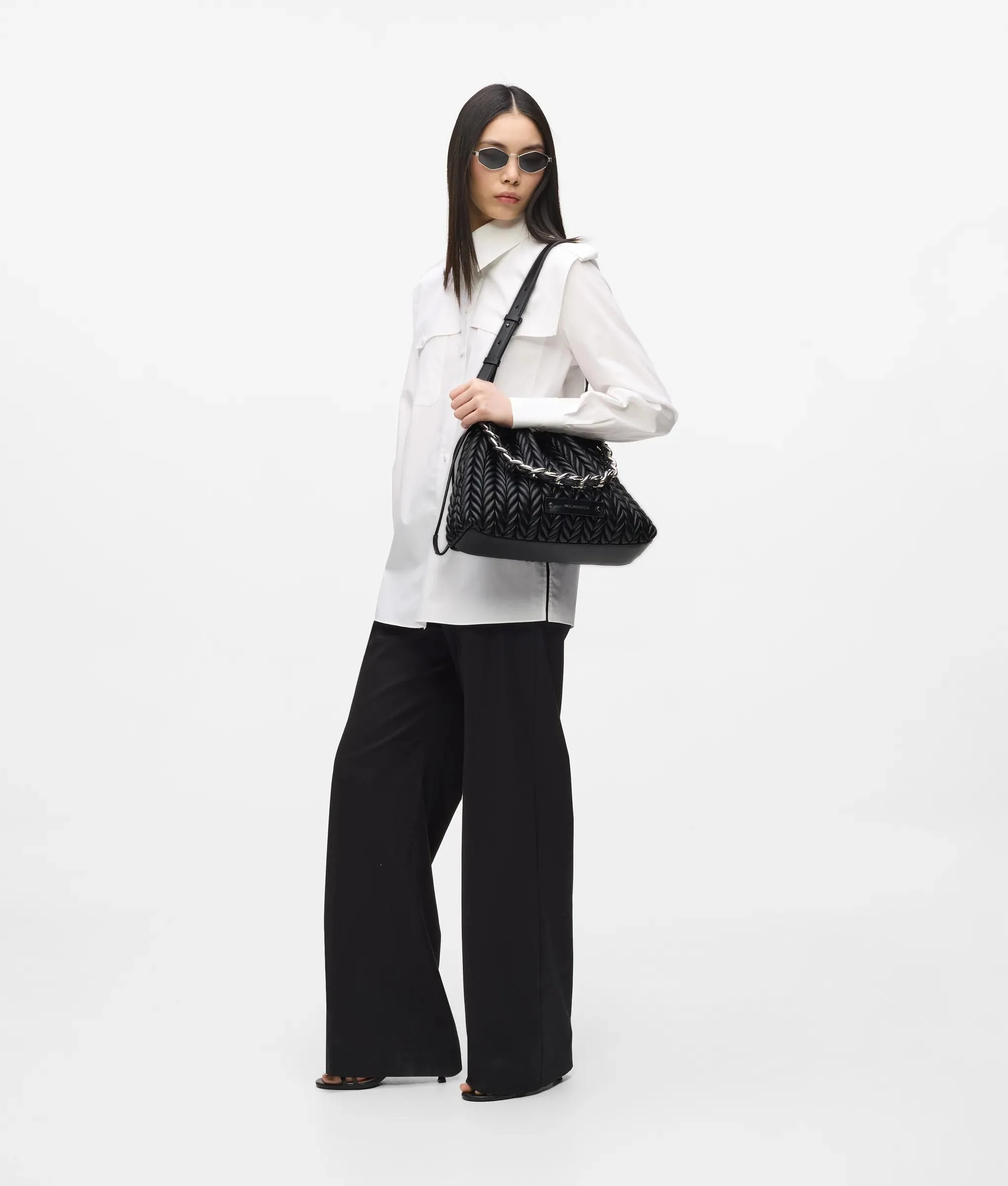 Sac porté épaule avec chaîne K/Weave