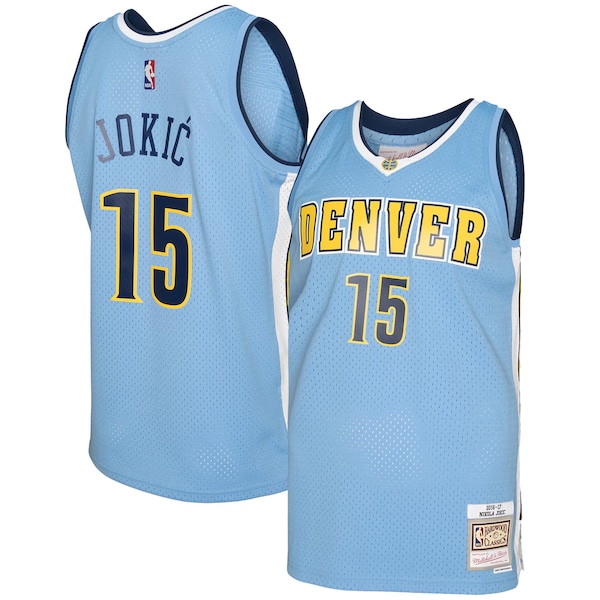 Nikola Jokic Denver Nuggets 2016/17 Swingman Jersey - Light Blue