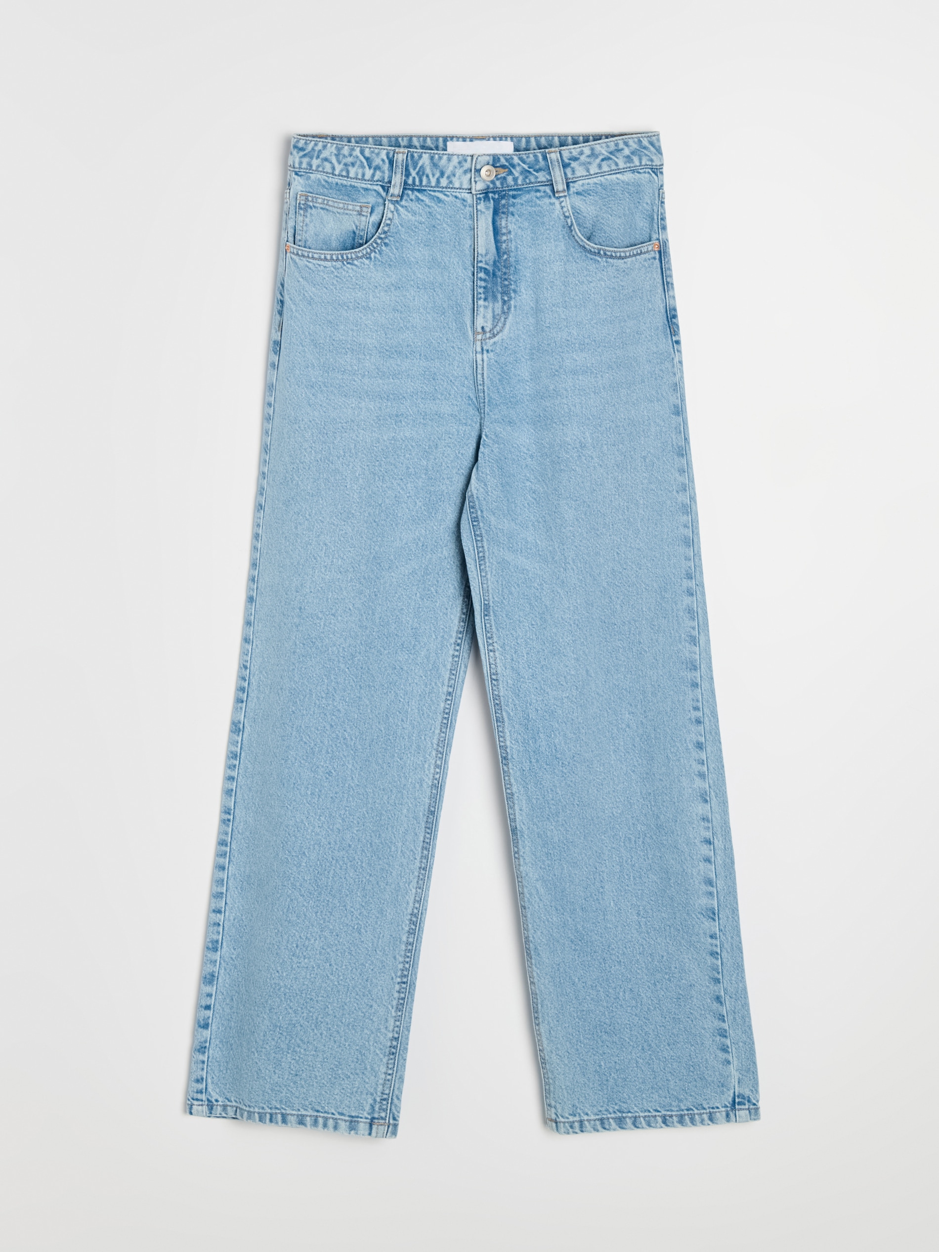 Jeansy balloon high waist