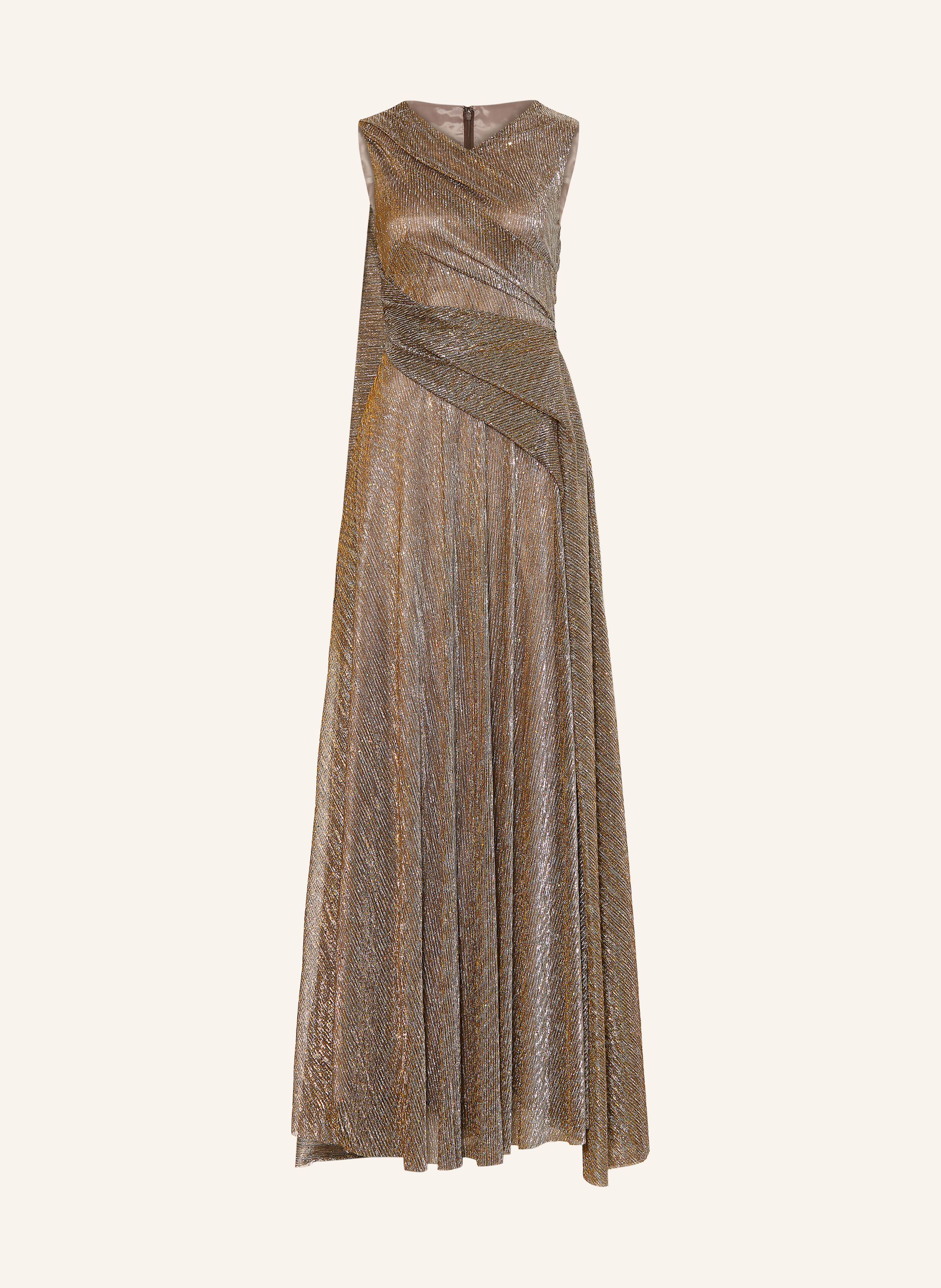 TALBOT RUNHOF Abendkleid mit Glitzergarn und Pailletten