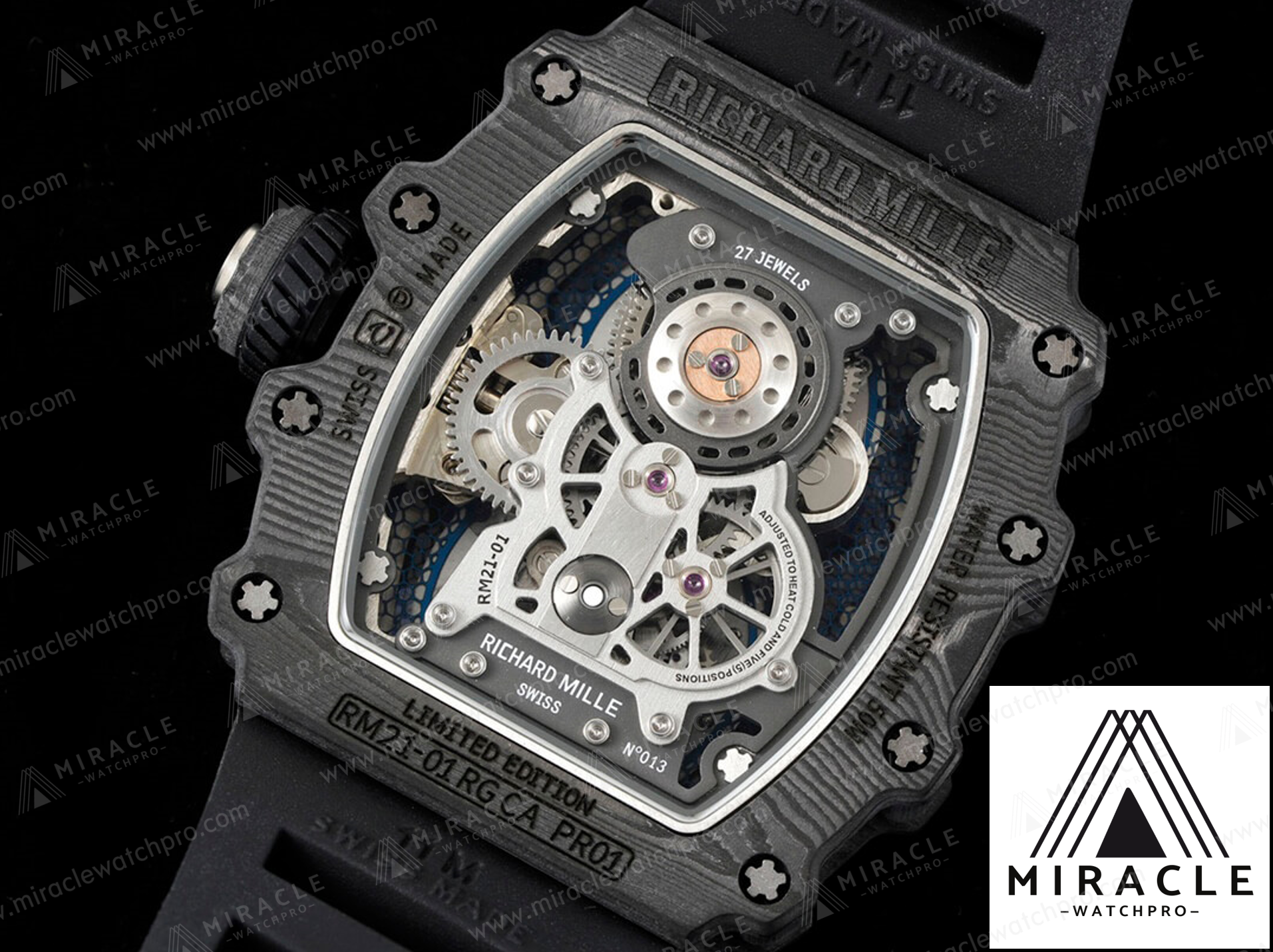 Replica Watch-RICHARD MILLE-ref.RM 21-01-Elite Clone-42mmx51mm