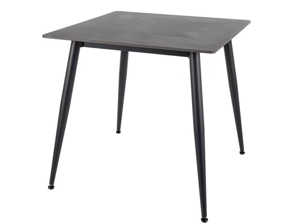 Stół RION 80x80 cm czarny marmur