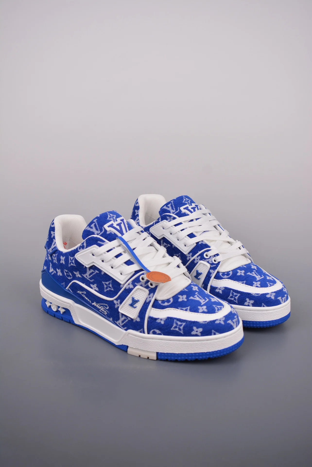 Louis Vuitton Sneakers pattern blue